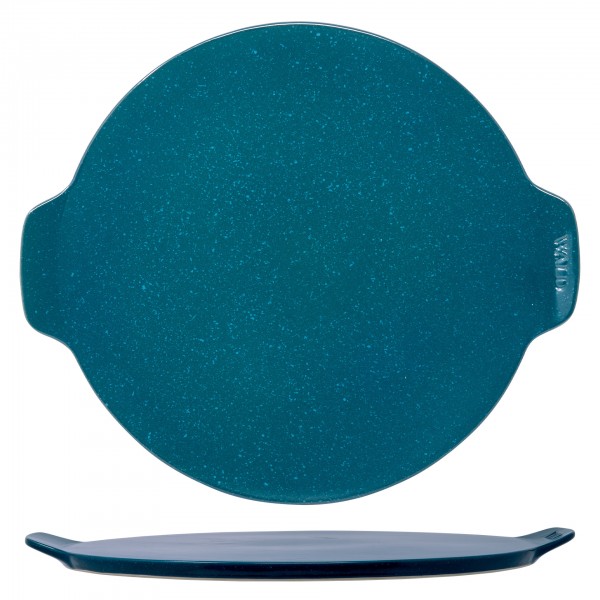 Piatto pizza color blu