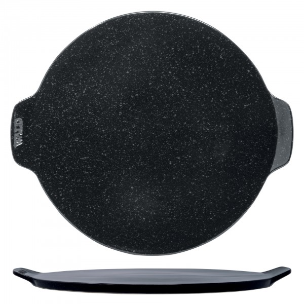 Piatto pizza color nero