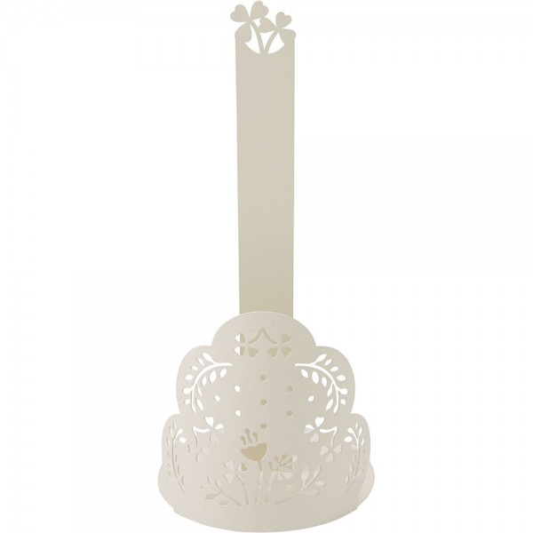 Portarotolo di carta avorio